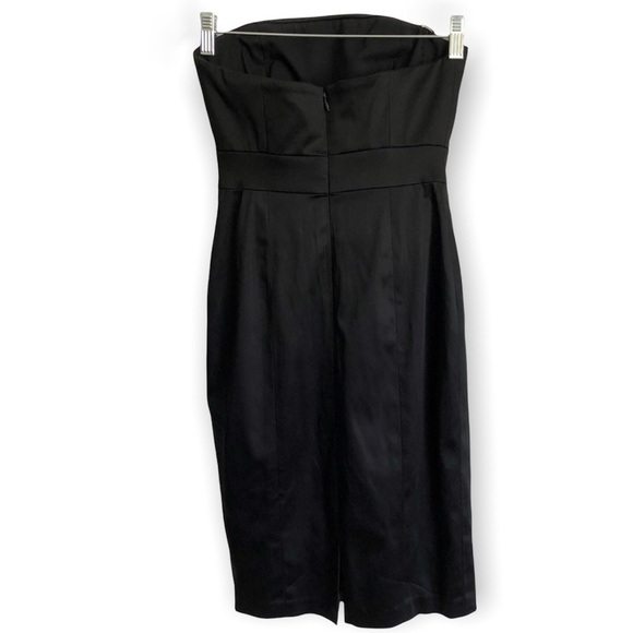 Kay Unger New York strapless rushing black dress - Picture 3 of 6